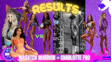 Wasatch Warrior Charlotte Pro Bikini Results Youtube