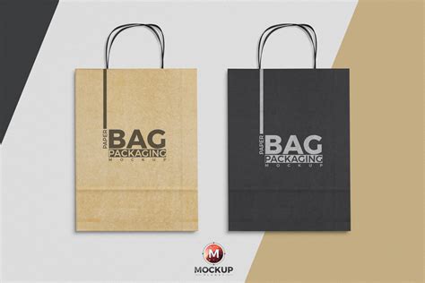 Paper Bag Mockup To Showcase Packaging Designs - Mockup Planet