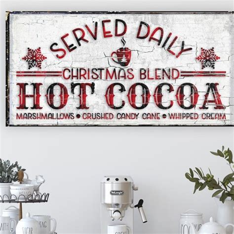 Hot Cocoa Bar Sign Etsy