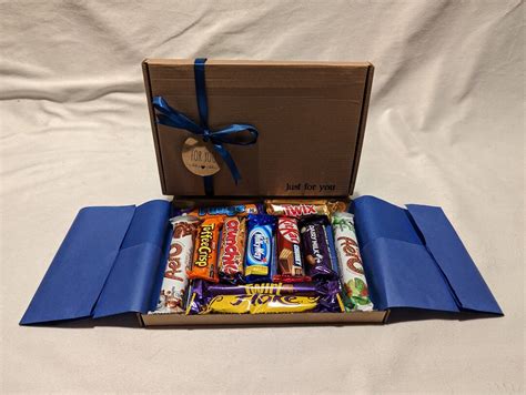 Chocolate Bar Gift Box Chocolate Hamper Present Sweet - Etsy UK