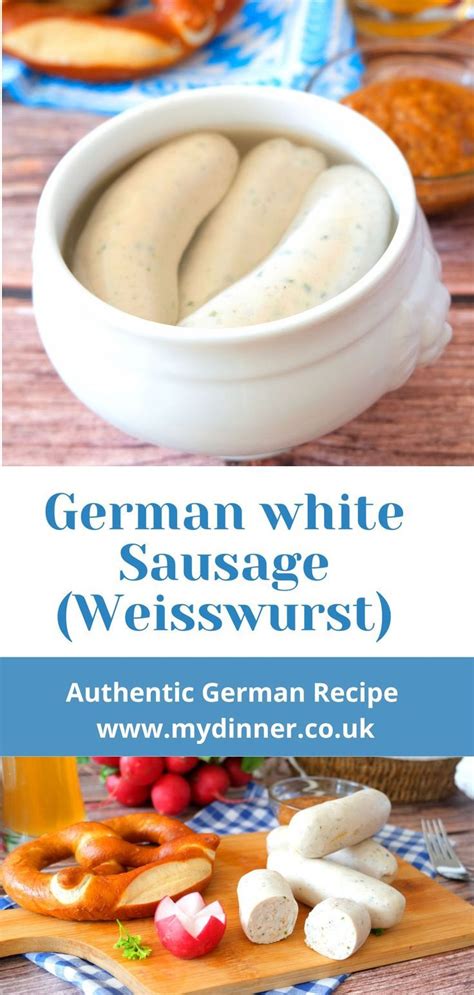 Weisswurst - Traditional German White Sausage | Recipe | Homemade sausage recipes, Recipes ...