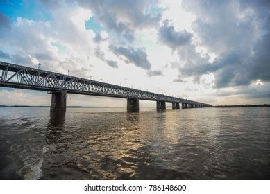 Khabarovsk Bridge Road Rail Bridge Which Stock Photo 786148600 ...