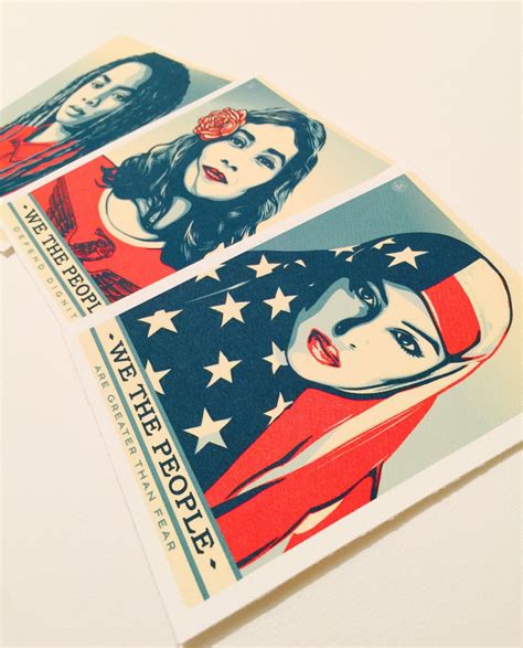 We the People Art Poster Print 3pc Historic Collection - Etsy