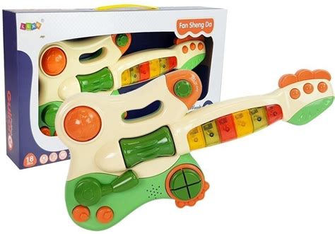 Gitara Z Pianinem Dla Dzieci Interaktywna Leantoys Lean Toys