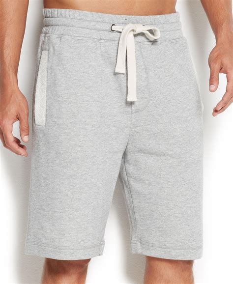 2xist Mens Terry Pajama Shorts In Gray For Men Lyst