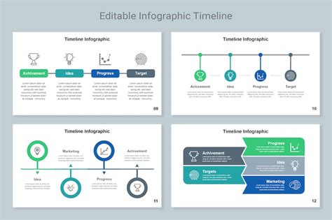 Timeline Infographics Powerpoint - Etsy