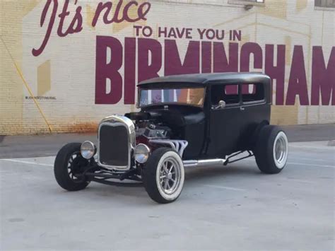 1929 Model A Sedan Hot Rod Rat Rod Traditional Custom Chopped Top Highboy Tudor For Sale Photos