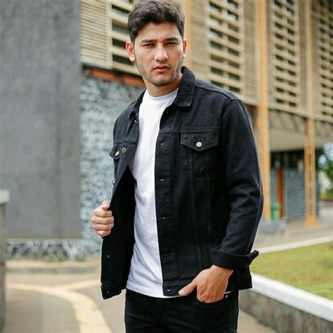 Jual Jaket Jeans Denim Casual Pria Full Black Di Lapak Yonkers Store