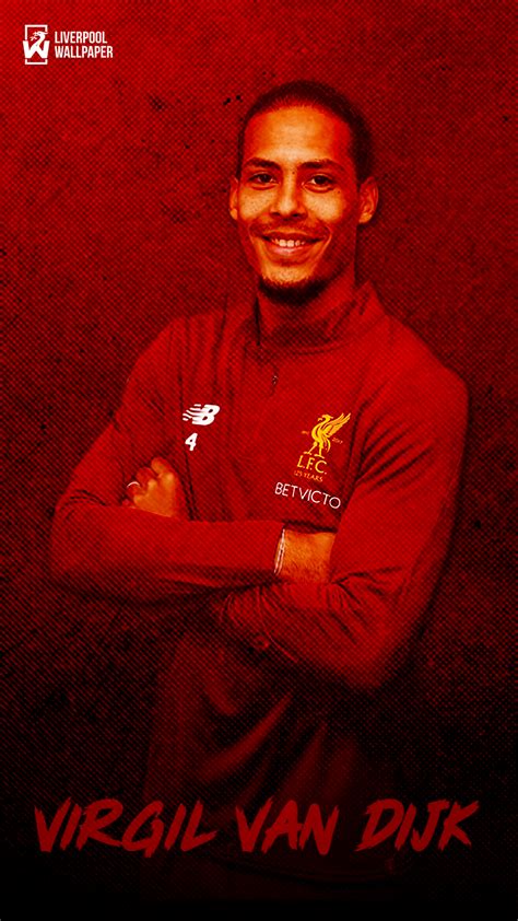 Virgil Van Dijk Liverpool Wallpaper