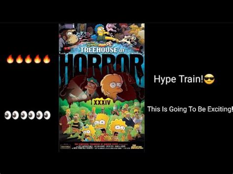 The Simpsons Treehouse Of Horror Xxxiv Poster Sneak Peak Release Review