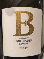 Emil Bauer S Hne Pinot Brut Vivino Espa A