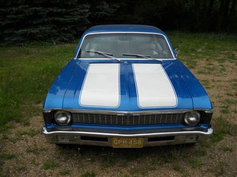 Find Used 1970 Chevrolet Nova Blue With Rally Stripes And Custom