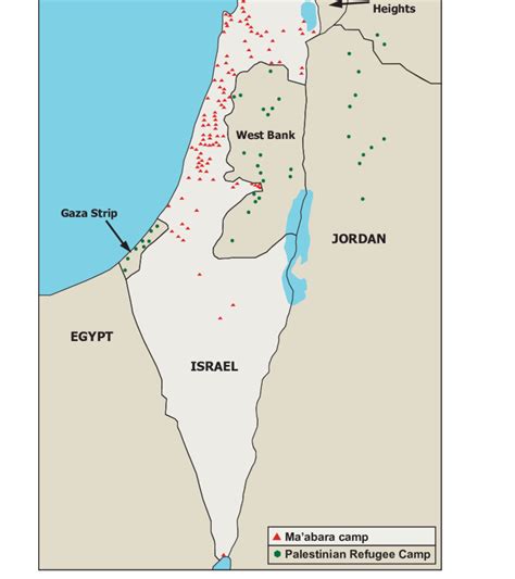 Maabarot Camps And Palestinian Refugee Camps The Northern Refugee