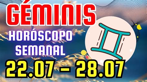 🔮 𝐓𝐞 𝐏𝐫𝐞𝐬𝐞𝐧𝐭𝐨 𝐀 𝐓𝐮 𝐅𝐮𝐭𝐮𝐫𝐨 🌟 GÉminis ♊ Horóscopo Semanal Del 22 Al 28 De Julio 2024 Géminis