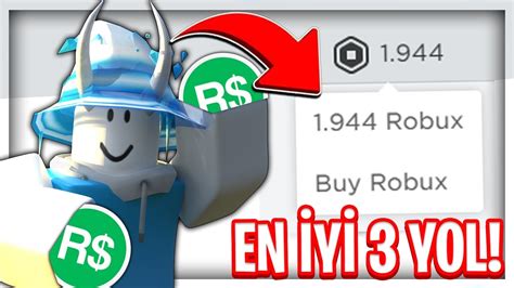 NASIL ROBUX KAZANIYORUM EN EFSANE 3 ROBUX KAZANMA YOLU HEPSİ