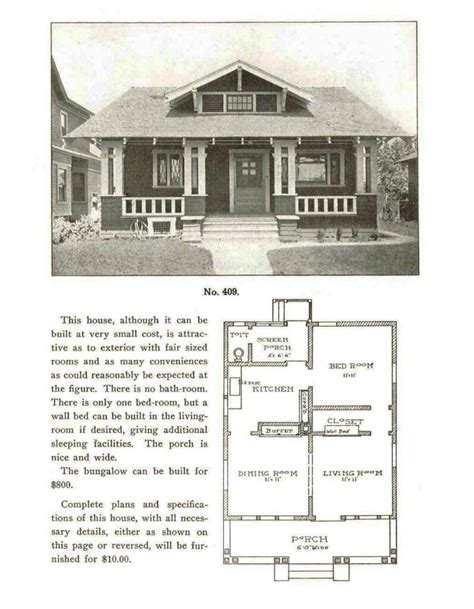 1920 Craftsman Bungalow Floor Plans Pdf Free - Infoupdate.org