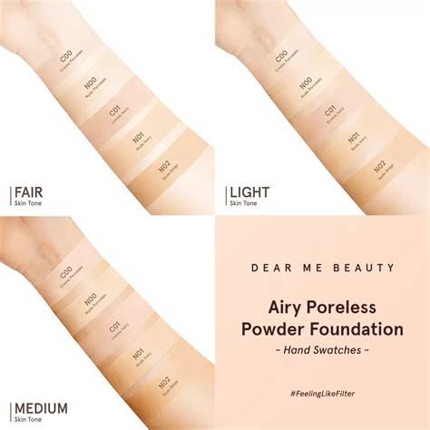 Jual Dear Me Beauty New Dear Me Beauty Airy Poreless Powder Foundation Nude Ivory Original