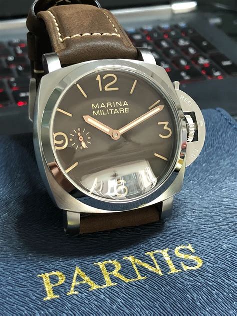 Parnis Marina Military Panerai Homage Watch Out Of Production Atelier