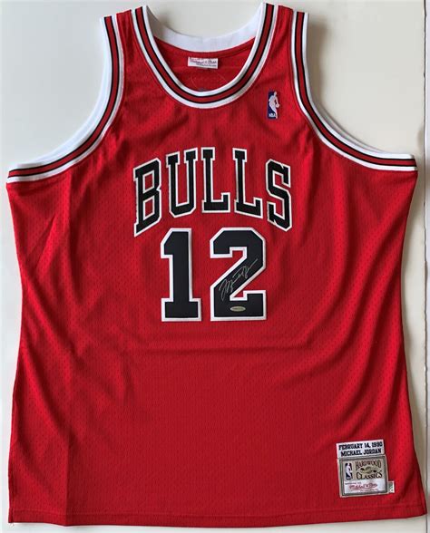 Michael Jordan Autographed Red Bulls Number 12 Jersey UDA COA. - The ...