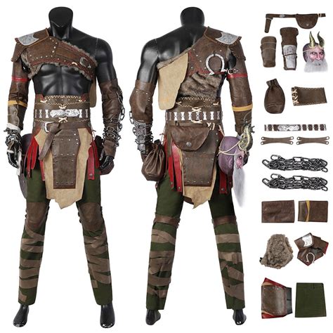 God Of War Cosplay Costumes Ragnarok Kratos Cosplay Suits