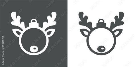 Tiempo De Navidad Logo Con Silueta De Bola De Navidad Con Forma De