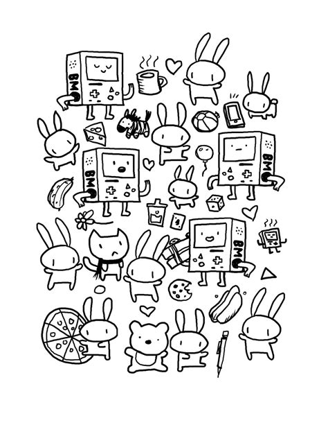 20 Free Printable Kawaii Coloring Pages