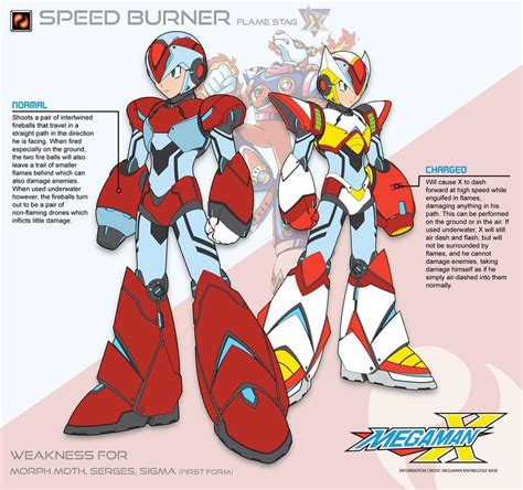 Megaman X2 Speed Burner Ver Ke By Redblaze4080 Mega Man Art Mega Man