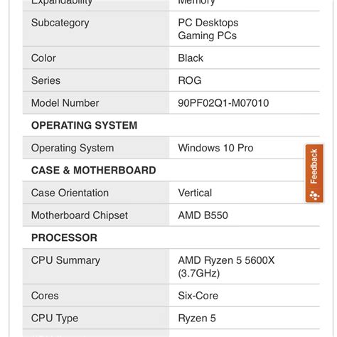 Asus RoG Strix GA15 GA15DK MB571 Gaming PC Platinum Collection RTX 3070