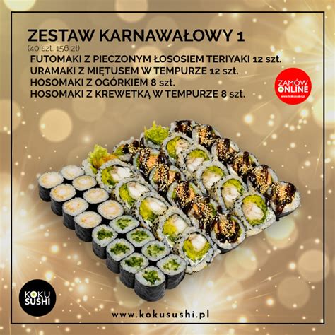 Super Zestawy Sylwestrowe W Koku Sushi Do Wyboru 4 Warianty Moja