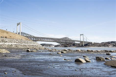 Panorama of the Pont De Quebec in Spring Season Stock Photo - Image of ...