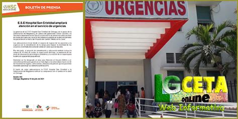 Ese Hospital San Cristobal AmpliarÁ AtenciÓn En El Servicio De