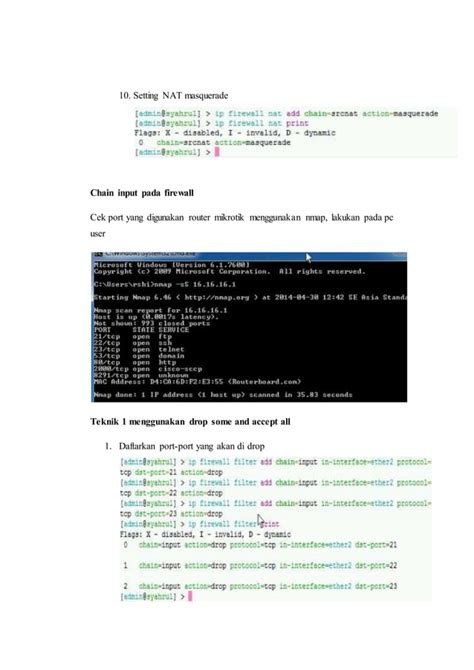 Mikrotik Firewall Chain Input Pdf