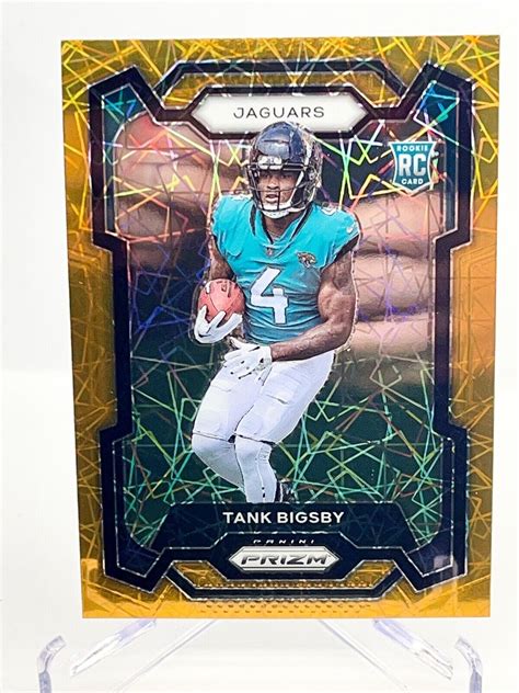 Panini Prizm Football Tank Bigsby Rc Orange Lazer Jaguars Ebay