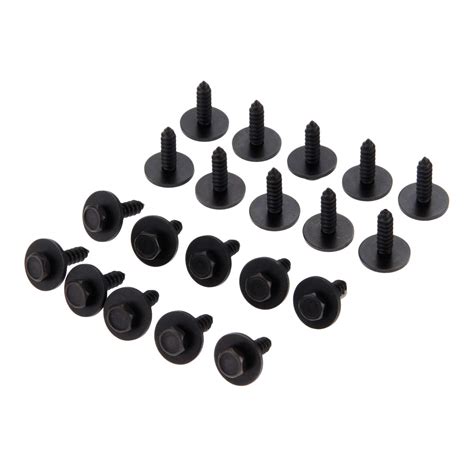 Mtsooning 20pcs Fender Liner Splash Shield Wheelhouse Liner Self Tapping Screws Phillips Truss