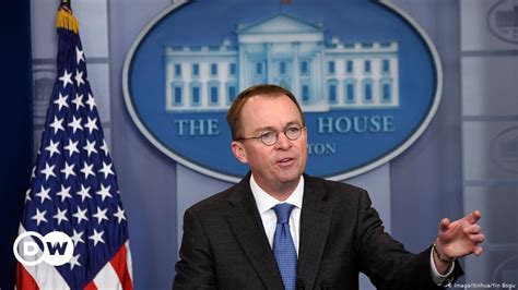 Donald Trump Appoints Mick Mulvaney As Acting Chief Of Staff Dw