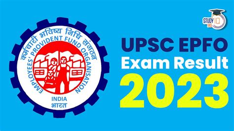 Upsc Epfo Result 2023 Out Download Eo Ao Result Pdf