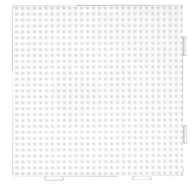 Plaque Carr E Blanche Pour Perles Hama X Cm Perles