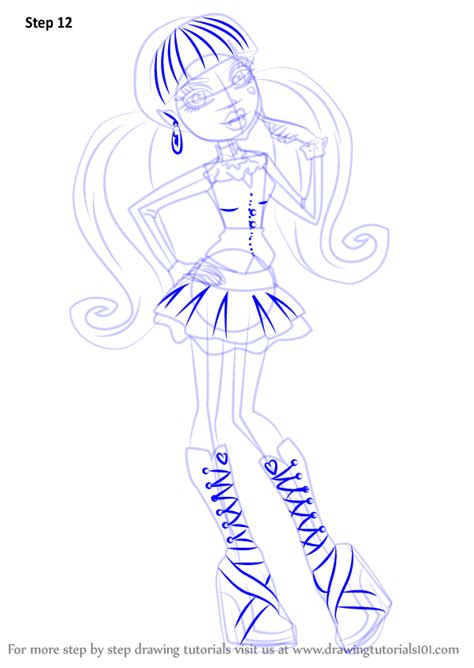 Learn How To Draw Draculaura From Monster High Monster High Step By