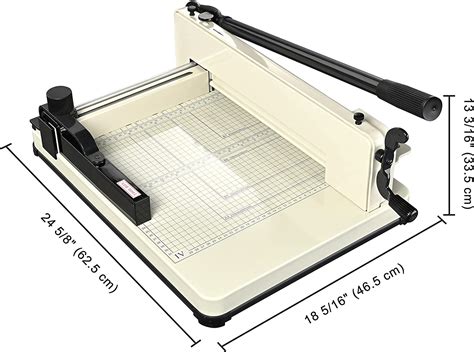 Yescom Cortador De Papel Resistente Cortador Industrial De Guillotina