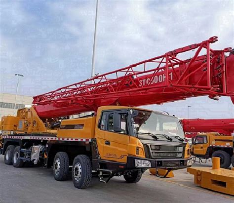 Stc500e Truck Crane With Five U Shape Boom Deliver To Chile China