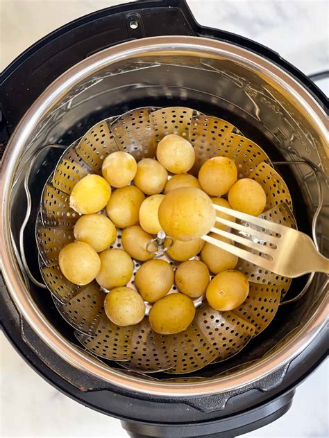 Instant Pot Baby Potatoes Steamed Indian Veggie Delight