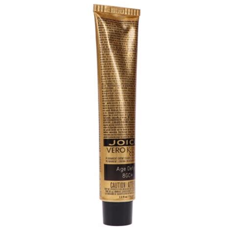 Joico Vero K Pak Hair Color 8gc Age Defy Medium Golden Copper Blonde 25 Oz 25 Oz Smiths