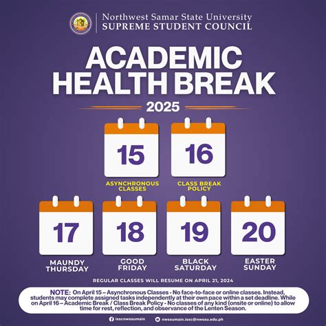 What the nmu calendar says about the upcoming winter break 8