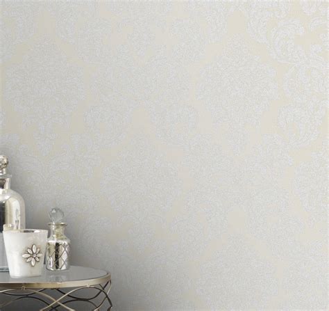 Advantage Margot Cream Damask Wallpaper