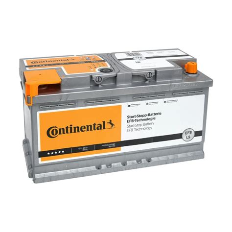 Batería Continental Efb L5 12v 95ah 850a En D Ag Baterías