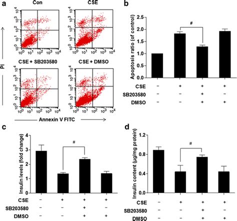 Inhibition Of P38 Mapk Blocks Cse Induced Apoptosis And Decreases Of