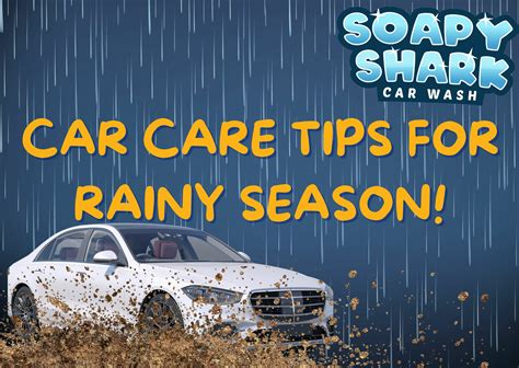 Car Care Tips for the Rainy Season |Soapy Shark Car Wash Guide - Soapy