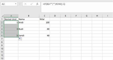 Cara Membuat Nomor Urut Di Excel Dengan Mudah Dan Cepat