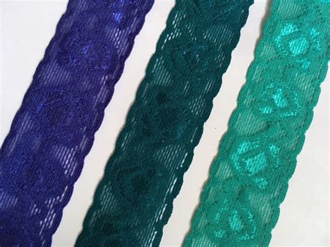 Lace Elastic 1 1 3 Or 34mm For Lingerie Or Headbands Etsy