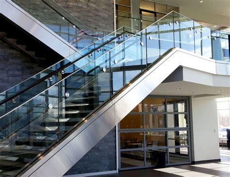 Frameless Glass Balustrade With Aluminum U Base Shoe U Channel For